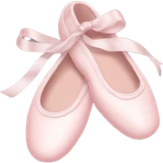 Pale pink ballet shoes sticker