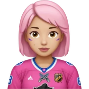 hockey rosa  sticker