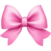 pink bow sticker