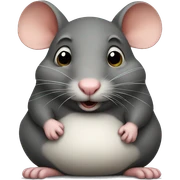 Fat rat sticker