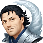 Moonlit Samurai sticker