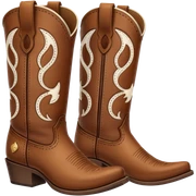 Cowboy boots sticker
