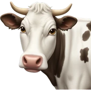 Cow sticker
