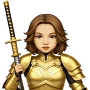 Golden Samurai sticker
