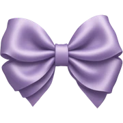 lavender bow sticker