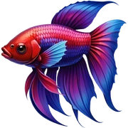 Betta fish sticker