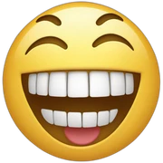 laughing face sticker
