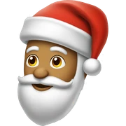Santa hat sticker