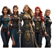 fantasy adventure with girls sticker