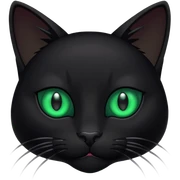Back cat  sticker