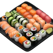 sushi rainbow sticker