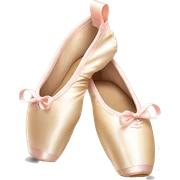 Pointe shoes sticker
