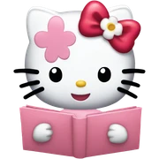 Hello kitty happy sticker