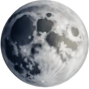 Moon sticker