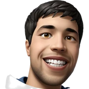 smiling boy with short hair sticker