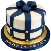 Ralph Lauren birthday cake  sticker