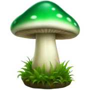 green mushroom sticker