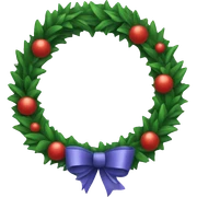 Christmas wreath  sticker