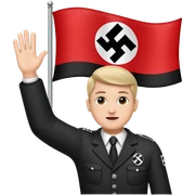 Nazi flag sticker