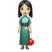 girl chinesse sticker
