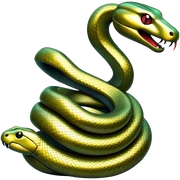 Metal Snake  sticker