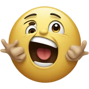 Excited sticker