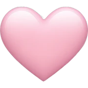 Light pink heart  sticker