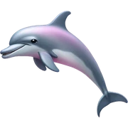 Pastel-pink-colors-dolphin sticker