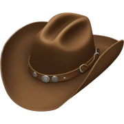 cowboy hat sticker