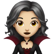 vampire-girl sticker