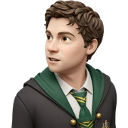 boy in hogwarts uniform outdoors sticker