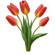 tulipan flower sticker