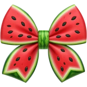 Watermelon bow sticker