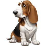 Basset hound sticker