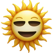 Sun sticker
