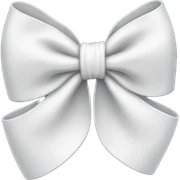 white bow sticker