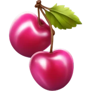 Pink cherries sticker