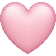 Light pink heart sticker
