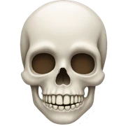 Skull sticker