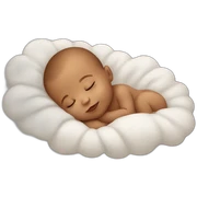 Baby sleeping sticker