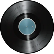 Vinyl record sticker