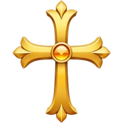 Cross sticker