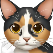 Calico cat sticker