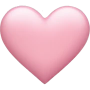 Light pink heart  sticker