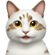 cat smiling sticker