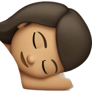 brunette girl sleeping sticker