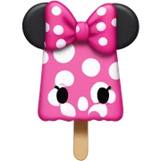 Minnie Mouse popsicle sticker