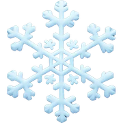 Snowflake sticker