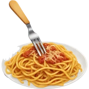 Spaghetti food sticker