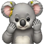 Koala doing a face palm  sticker